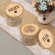thumbnail image 3 of Un par de cajas de madera para anillos de boda (diámetro de 6 cm, para ella, para él), con soportes para cajas de anillos para guardarlos durante los compromisos de boda y el día de San Valentín., 3 of 5