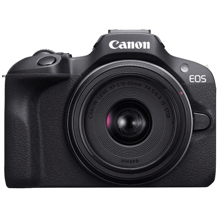 Canon EOS R100 Camera with 2 Lens Kit, Deco Gear Bag, Microphone