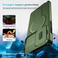 thumbnail image 2 of SELOZKE Compatible with Motorola Moto G Stylus 5G 2024 Green Phone Holder, Magnetic Protective Phone Case, 2 of 9
