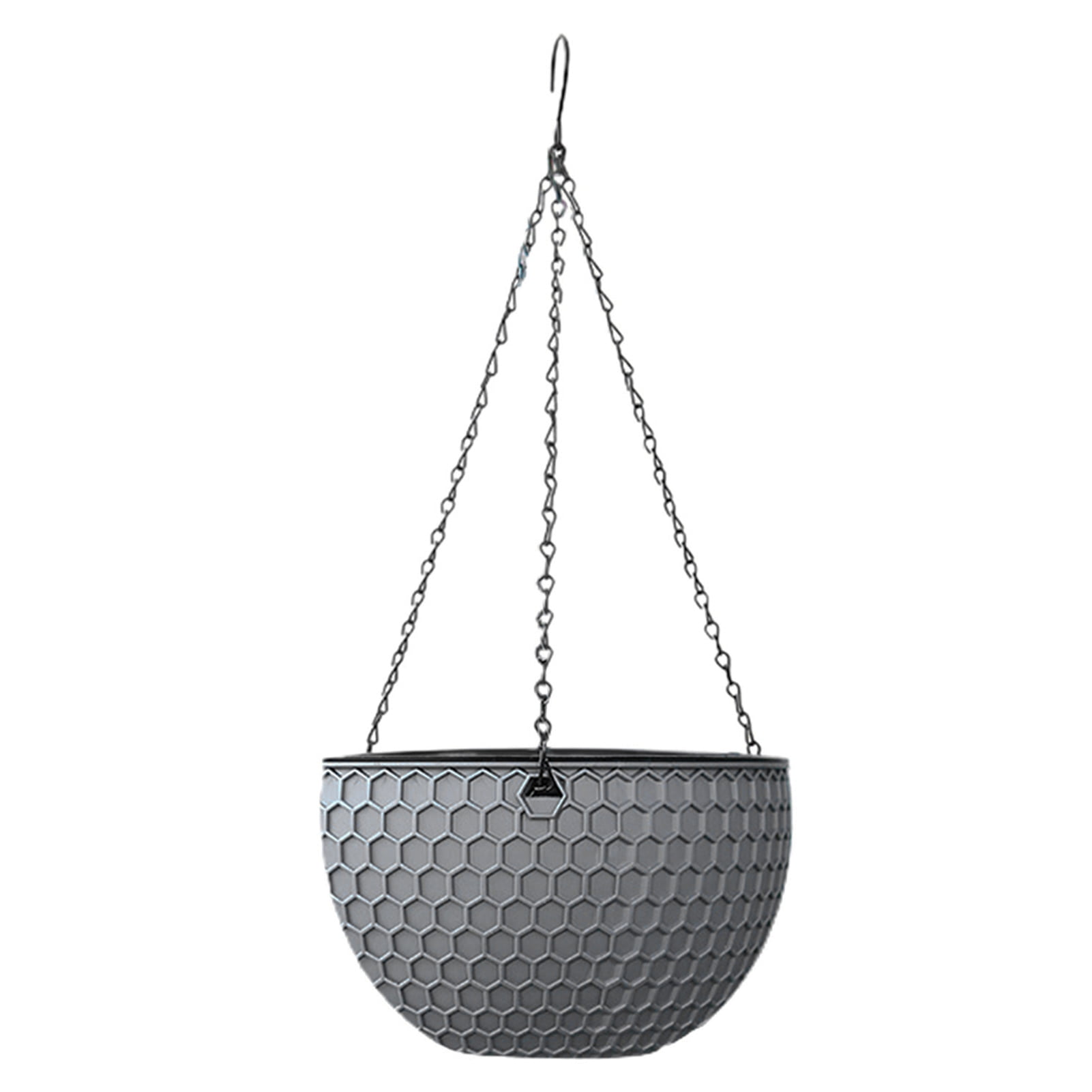 Dengjunhu 16cm Imitation Honeycomb Round Hanging Planter with Self Water Absorption (3 Count)