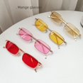 thumbnail image 2 of Gafas de sol con montura de metal y personalidad, estilo retro, de montura pequeña, rectangulares y redondas, gafas de sol para mujer, gafas para miopía modernas para hombre, 2 of 5