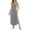 C-Grey612, variant on DHFJKG Sleeveless Beach Dress Women Loose Fit Summer Comfortable Flowy Long Dress Adjustable Straps Curved Hem Scoop Neck Trendy Dresses