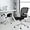 White, variant on IPKIG Foldable Office Chair - Home Office Desk Chairs with Wheels and Flip-Up Arms - Ergonomic Backrest Mesh Computer Chair Adjustable Swivel Rolling Home Executive (White)