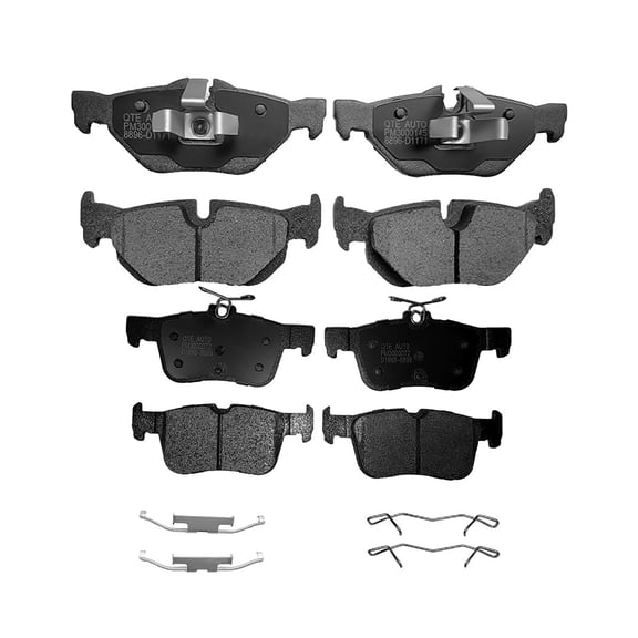Set of 8 Front-Rear Ceramic Brake Pad Kit For 2015 2016 Lincoln MKC
