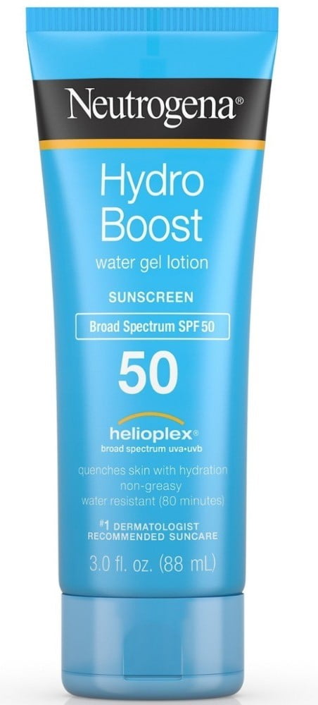 Neutrogena Hydro Boost Gel Moisturizing Sunscreen Lotion with Spectrum & Water-Resistant, SPF 50 3 oz (Pack of 3) Walmart.com