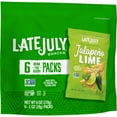 thumbnail image 6 of LATE JULY Snacks Clásico Jalapeno Lime Tortilla Chips, 1 oz. Snack Bags, 6 Count Multipack, 6 of 7