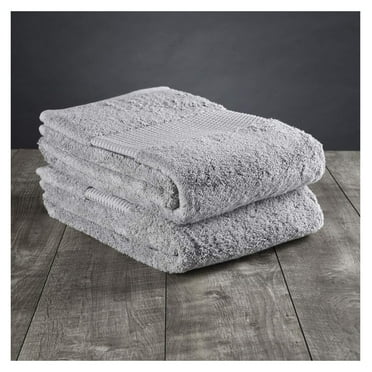- Luxury Bath Towel Collection - 100% Cotton Turkish Towel Set for Bathroom - Ultra-Soft & Absorbent Organic Spa Towel (2 Pieces Each 30x54in) Pack of 2 Towels (Grey)