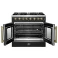 thumbnail image 2 of Forno Galiano 36-inch Freestanding French Door Dual Fuel Range Black, 2 of 5