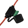 thumbnail image 3 of 3pcs 14 AWG Wire For Battery Adapter Inline Electric Wheel Adapter Fuse Holder 30A Fuse For AEG 18V Li-ion Battery Power Tool, 3 of 12