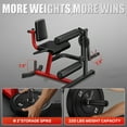 thumbnail image 5 of MITONOS Leg Extension and Curl Machine, 4 in 1 Lower Body Workout Machine， Adjustable Leg Curl Machine,Leg Extension Machine with Exercise Bench, Home Gym Weight Machine, 5 of 8