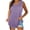 Purple, variant on Crgrtght Summer Tank Tops for Women V Neck Sleeveless Casual Loose Flowy Beach Vacation Basic Solid Tank Top, Blue XXL