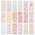 thumbnail image 2 of Self Adhesive Craft Stickers 18 Sheets for Scrapbooking, DIY Projects, Photo Albums, Journals, Wrapping & Creative Decorations, 2 of 3