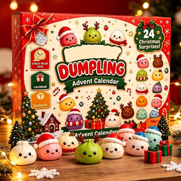 Christmas Squishies Advent Calendar 2026 24 Day Countdown Gift Collection