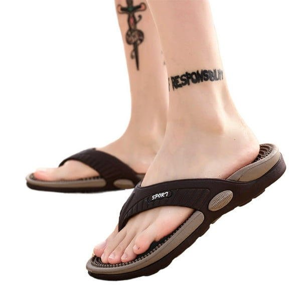 Chanclas Sandalias Con Soporte para El Hombres Comodidad Interior Y Exterior Playa Al Aire Libre
