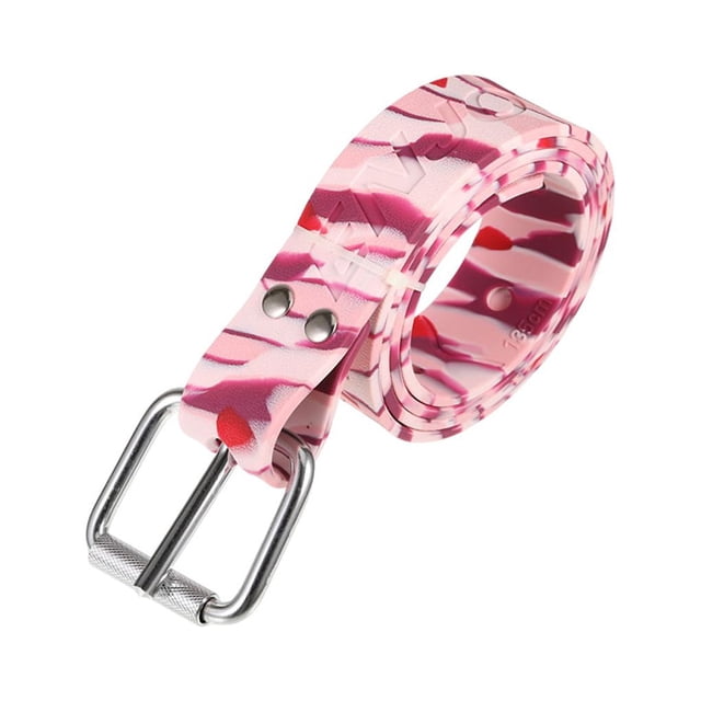 Soidarity Cinturón de pesas, cinturones de buceo multiusos plegables, hebilla de plástico, accesorios de buceo, equipo de esnórquel al aire libre para Deportes acuáticos camuflaje rosa Soidarity OD030546-07B