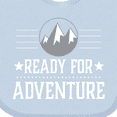 thumbnail image 4 of Inktastic Ready for Adventure Hiking Camping Boys or Girls Baby Bib, 4 of 4