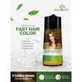 thumbnail image 2 of Herbishh Hair Color Shampoo for Gray Hair - PPD-Free Hair Dye Shampoo and Conditioner + Argan Oil 30mL Hydrating Hair Oil + Pro Keratin Argan Oil Hair Mask for Dry, Damaged Hair 150mL (Golden Brown), 2 of 8