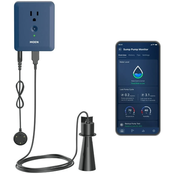 Moen S2000ESUSA Smart-Enabled Sump Pump Monitor