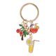 thumbnail image 1 of Accesorios de bolsa: 1Pc llaveros de moda, charms de bolso, color rojo [Cóctel de fruta de esmalte], 1 of 5