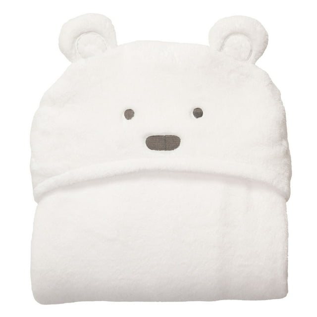 WIFKLSIIPG Serviette Douce à Capuchon pour Enfants avec Design Unique Serviettes pour Enfants et Tout-Petits Convient comme Cadeaux pour Enfants (Blanc)
