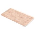 thumbnail image 1 of Faucet Sink Countertop Storage Holder Double Layer Shelf Rack Water Draining Organizer Tray Cloth Rag for Kitchen Pink Small, 1 of 10