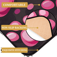thumbnail image 4 of CURLYOOT Dog Paw Area Rugs 5'x7' Washable Rug Large Living Room Rug Non Slip Pinks Paw Print Indoor Floor Carpet for Dining Room Bedroom Home, 4 of 8