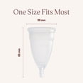 thumbnail image 5 of DIVA Cup - Medical Grade Silicone Cup for Period Care - Reusable Menstrual Cup - Up to 12 Hours of Continuous Wear - Model 0 (For Slim Vaginal Canals & First-Time Users), 5 of 9