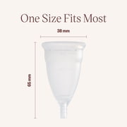 DIVA Cup - Medical Grade Silicone Cup for Period Care - Reusable Menstrual Cup - Up to 12 Hours of Continuous Wear - Model 0 (For Slim Vaginal Canals & First-Time Users)