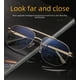 thumbnail image 3 of Gafas de lectura retro anti luz azul de doble propósito con zoom inteligente y gafas de lectura con luz diurna de enfoque múltiple progresivo, 3 of 5