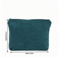thumbnail image 3 of Makeup Bag Velvet Travel Makeup Bag Cosmetic Bag for Women Large Capacity Corduroy Pouch Zipper Canvas Travel Toiletry Purse Make up Organizer Case Accessories Portable Storage Bag, 3 of 4