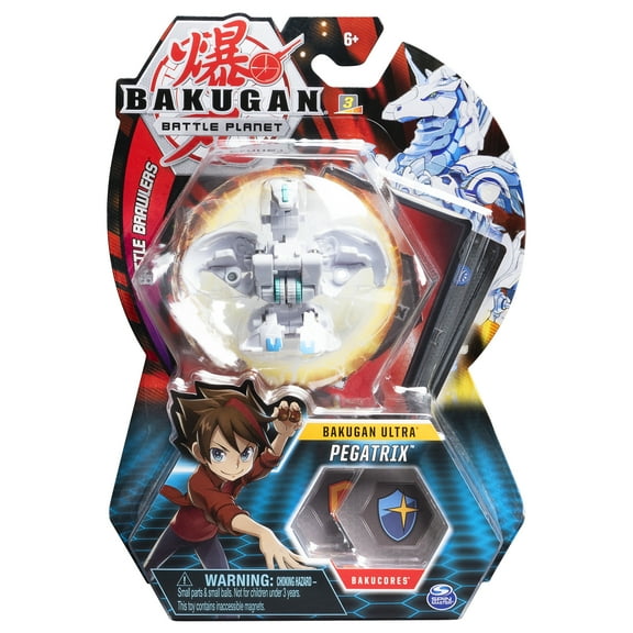 Bakugan Ultra, Pegatrix, 3-inch Collectible Action Figure and Trading Card, for Ages 6 and Up