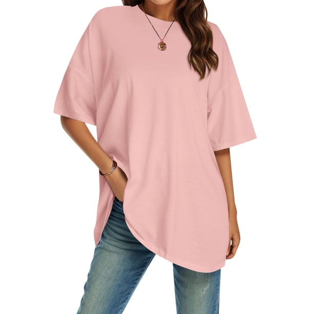MKLEKYY Camiseta Camiseta Básica Ajustada De Cuello Redondo Para Mujer, Camiseta De Verano De Manga Corta, Camiseta Clásica, Camiseta 690 Talla M