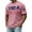 Pink, variant on LWavelet 4th of July Men's T-Shirt American Flag Patriotic Tee Independence Day Short Sleeve Tee Top