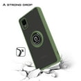 thumbnail image 3 of CoverON For TCL ION Z Phone Case, Clear Back Ring Holder Kickstand Cover, Green, 3 of 6