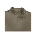thumbnail image 4 of SAYOO Camiseta de manga larga para hombre, cuello alto, color sólido, jersey con escote de cremallera suave, tops informales ajustados para hombre SAYOO S M L XL XXL, 4 of 7