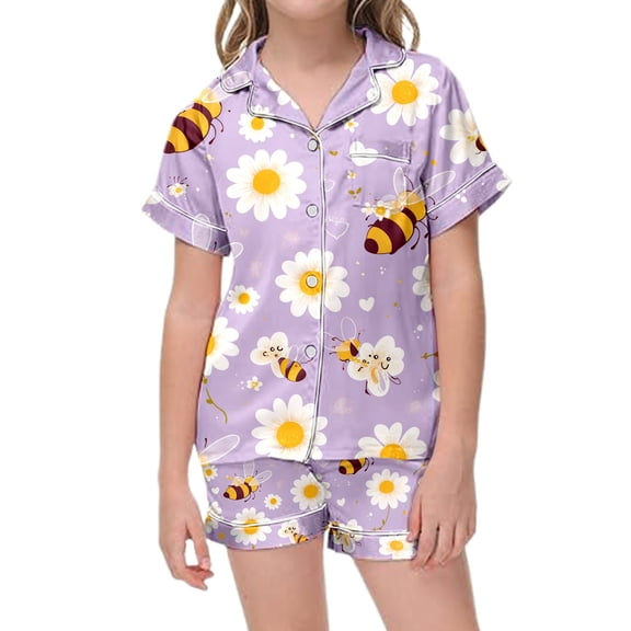 Cute Outfits For Girls Clothes Casual Festival Series Printed Girls' Clothing Sets