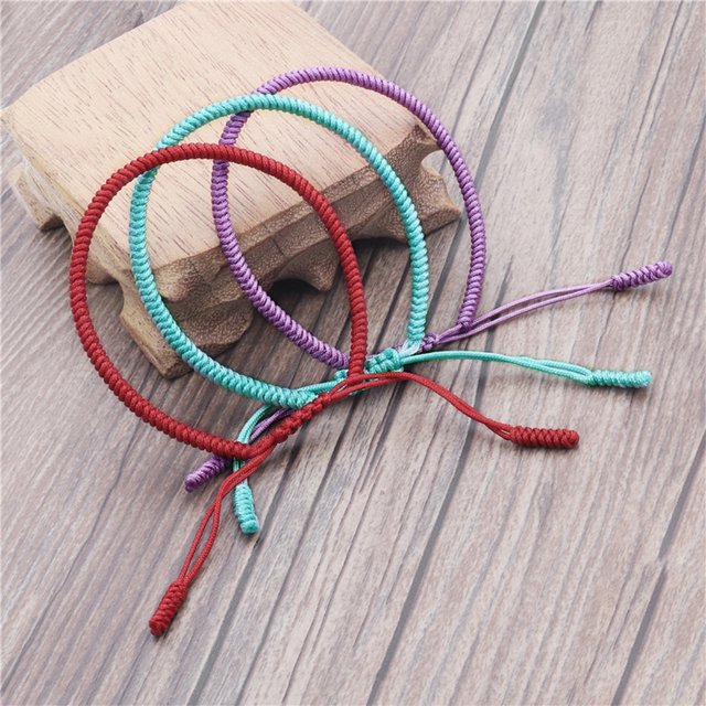 VONKY Lucky Rope Bracelet For Hint Of Luck And Positivity In Life Represent Luck Hand-woven Bracelets 2055 1Set