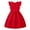 Red, variant on GYRATEDREAM Girl's Ruffle Sleeve Round Neck Button Down Casual Midi Dress Summer Outfits8-12Y