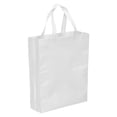 thumbnail image 1 of Unique Bargains Sac Cadeau Réutilisable Style Vertical Non Tissé 38x30cm, Blanc Lot de 10, 1 of 5
