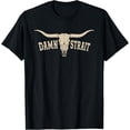 thumbnail image 1 of Camiseta de estilo retro con diseño de calavera de toro y vaquero, 1 of 2