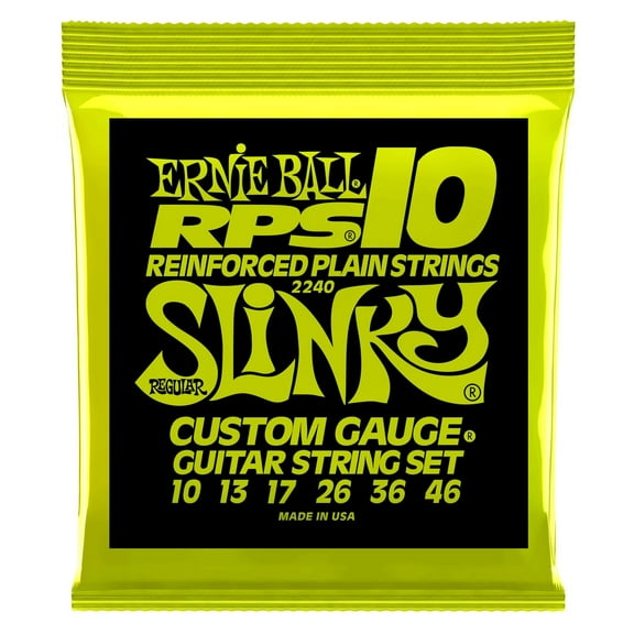 Ernie Ball 2240 Regular Slinky RPS 10 Electric Guitar Strings (10-46)