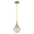 thumbnail image 3 of 447-1P-PC-G534 Innovations Lighting Oxford - 1 Light Cord Hung Mini Pendant-7.25 Inch Wide and 9.13 Inch Tall-Polished Chrome Finish-Seedy Glass Color, 3 of 7