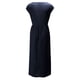 thumbnail image 3 of Vestido informal de lino sin mangas para mujer con bolsillos - Vestido midi de verano holgado con cuello redondo, 3 of 6