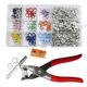 thumbnail image 4 of de es a ón de 10 colores, botones de ón huecos de punta de Metal de 9,5mm, costura, artesanía duradera para ropa, camisas, ropa Zulema Sujetadores a presión, 4 of 8