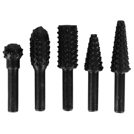 

2024 5PCs set Wood Carving File Rasp Woodworking Special Shaped Rotating Embossed Grinding Head