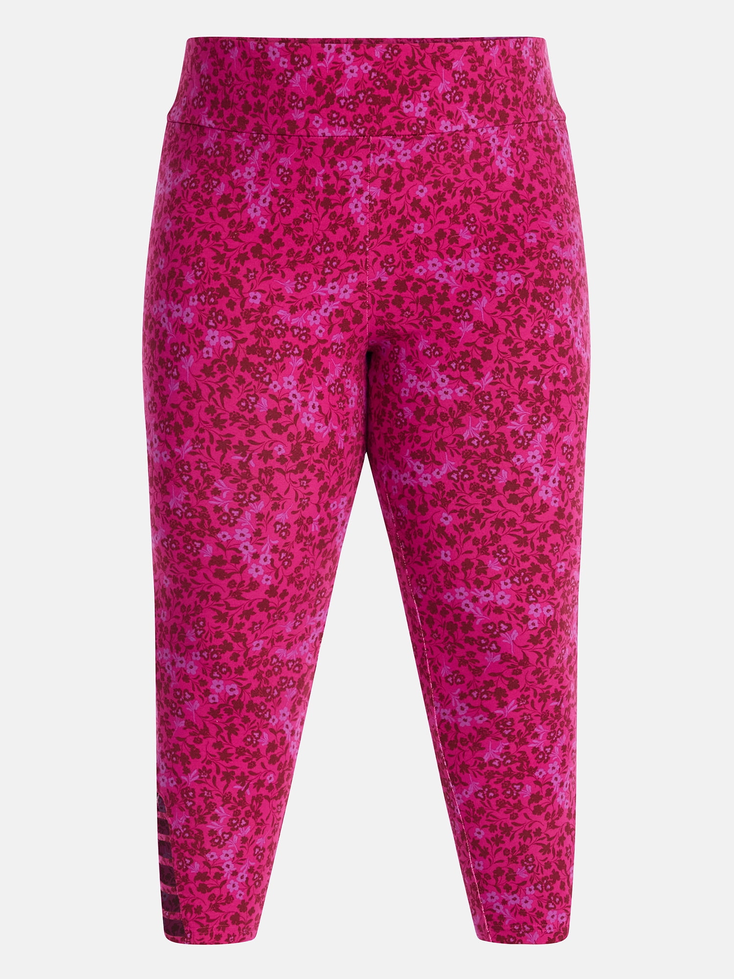 Terra & Sky Women's Plus Capri Ladder Leggings, Sizes 0X-5X