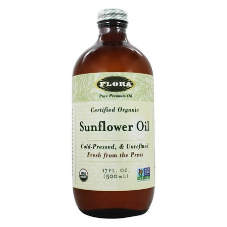 Sunflower Oil China - Flora - Sunflower Oil Certified Organic - 17 oz.