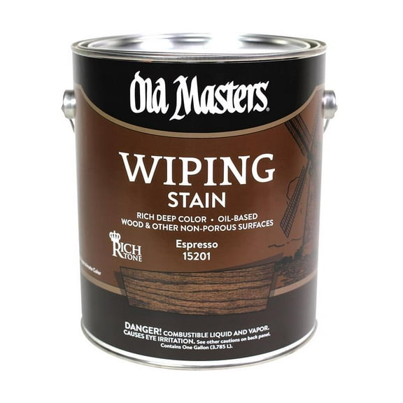 1 gal Old Masters 15201 Espresso Old Masters Oil-Based Wiping Stain