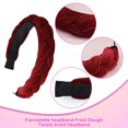 thumbnail image 3 of Laklulu Bandas finas trenzadas para mujeres y niñas, diademas estilo coleta, 3 of 5