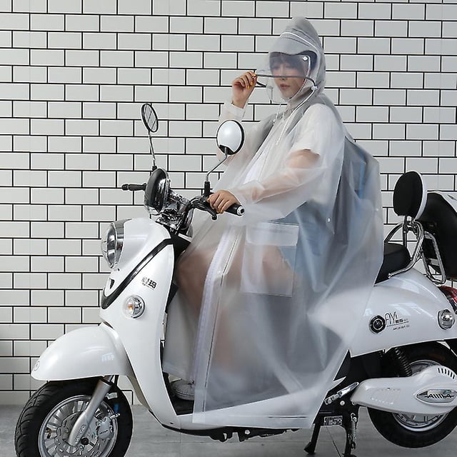 Poncho de Pluie Imperméable avec Capuche Fermeture Éclair Randonnée Extérieure Vélo Cape de Pluie Unisexe Hommes Femmes Longue Veste de Pluie avec Poches